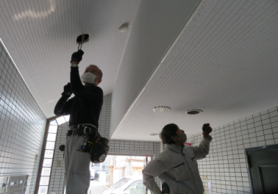 image0マンション共用部　照明改修工事1